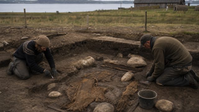 New Viking Textile Site Uncove
